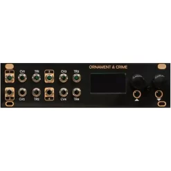Flash Sale 🔔 After Later Audio UO_C 1U Micro Ornament & Crime Module - Black And Gold 😍