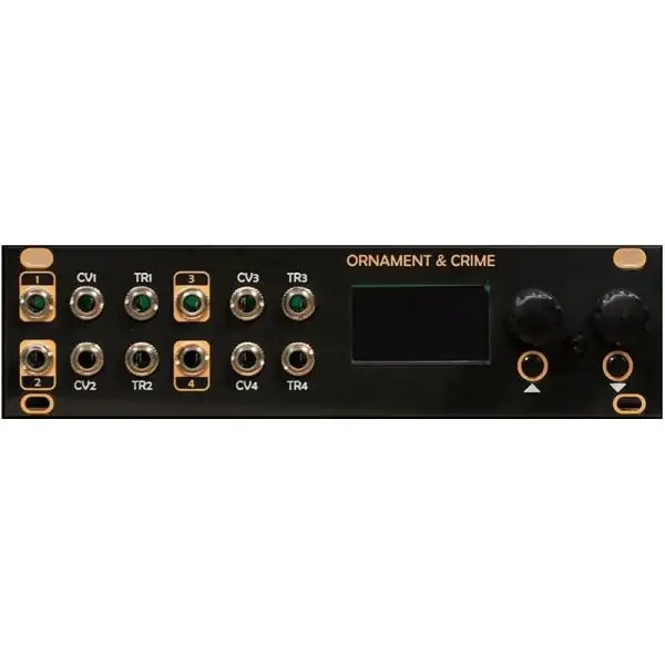 Flash Sale π After Later Audio UO_C 1U Micro Ornament & Crime Module - Black And Gold π 1 Flash Sale π After Later Audio UO_C 1U Micro Ornament & Crime Module - Black And Gold π