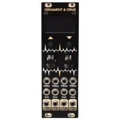 Discount 👍 After Later Audio UO_C Micro Ornament & Crime Module - Black And Gold 🌟