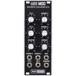 Outlet 💯 AJH Synth MiniMod Discrete Cascaded VCA - Black ⭐