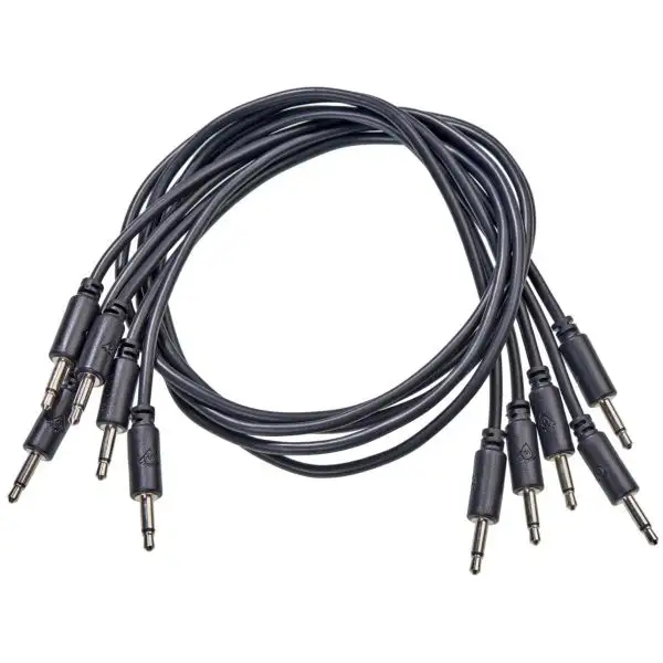 Promo ๐งจ Black Market 10" 3.5mm Patch Cable 5-Pack - Black ๐ 1 Promo ๐งจ Black Market 10" 3.5mm Patch Cable 5-Pack - Black ๐