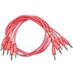 Best Pirce 🔥 Black Market 3" 3.5mm Patch Cable 5-Pack - Neon Peach 🥰