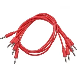 Coupon 😉 Black Market 60" 3.5mm Patch Cable 5-Pack - Red ❤️
