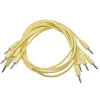 Brand new 🔥 Black Market 10" 3.5mm Patch Cable 5-Pack - Yellow ✔️