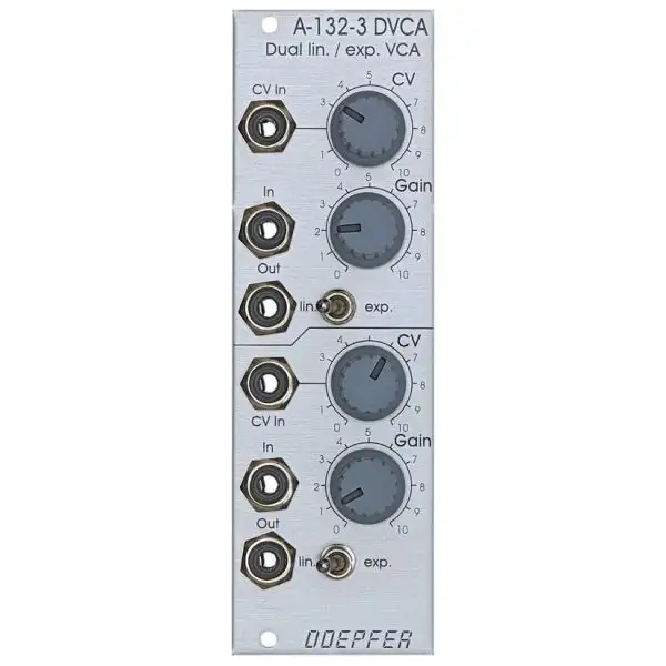 Promo โ๏ธ Doepfer A-132-3 Dual Linear/Exponential VCA ๐ 1 Promo โ๏ธ Doepfer A-132-3 Dual Linear/Exponential VCA ๐