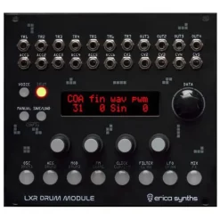 Discount 😀 Erica Synths LXR Digital Drum Eurorack Module 🧨
