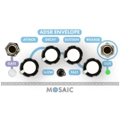 Deals 👏 Mosaic ADSR 1U Eurorack Module - White 🎁