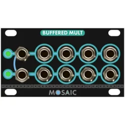 Deals 🛒 Mosaic Buffered Signal Multiplier 1U Eurorack Module - Black 💯