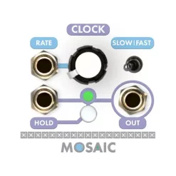 Wholesale 🥰 Mosaic Clock 1U Eurorack Module - White ✨