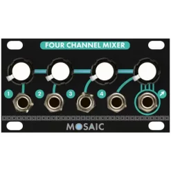Best reviews of 🥰 Mosaic Four Channel Mixer 1U Eurorack Module - Black 🤩