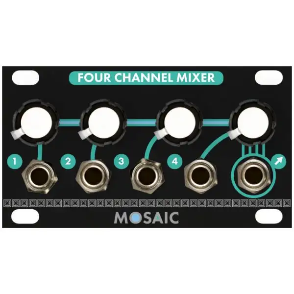 Best reviews of 🥰 Mosaic Four Channel Mixer 1U Eurorack Module - Black 🤩 1 Best reviews of 🥰 Mosaic Four Channel Mixer 1U Eurorack Module - Black 🤩
