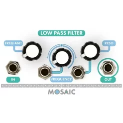 Best reviews of 🥰 Mosaic Low Pass Filter 1U Eurorack Module - White ❤️