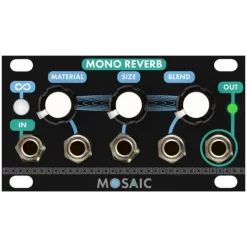 Wholesale 🛒 Mosaic Mono Reverb 1U Eurorack Module - Black 👍