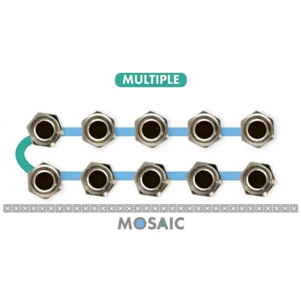 Deals π Mosaic Multiple 1U Eurorack Module - White π 1 Deals π Mosaic Multiple 1U Eurorack Module - White π