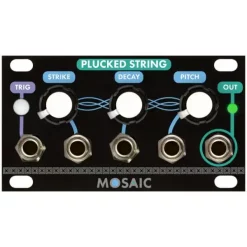 Outlet 😀 Mosaic Plucked String 1U Eurorack Module - Black 💯