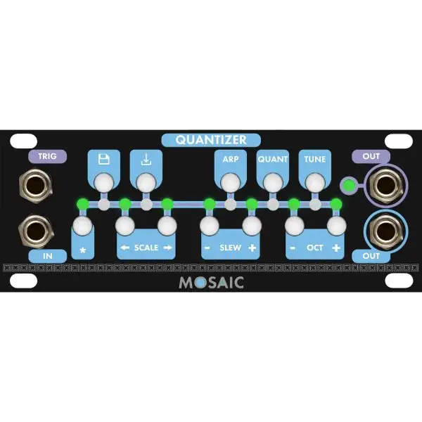 Promo π Mosaic Quantizer 1U Eurorack Module - Black π 1 Promo π Mosaic Quantizer 1U Eurorack Module - Black π