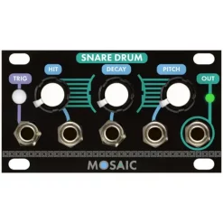 Discount 🤩 Mosaic Snare Drum 1U Eurorack Module - Black 💯