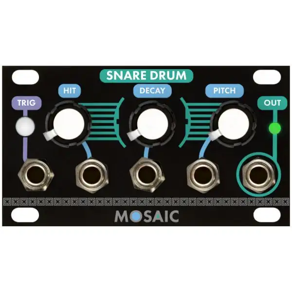Discount ๐คฉ Mosaic Snare Drum 1U Eurorack Module - Black ๐ฏ 1 Discount ๐คฉ Mosaic Snare Drum 1U Eurorack Module - Black ๐ฏ