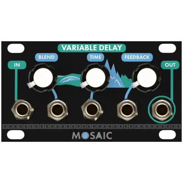 Budget 🎁 Mosaic Variable Delay 1U Eurorack Module - Black 🛒 1 Budget 🎁 Mosaic Variable Delay 1U Eurorack Module - Black 🛒